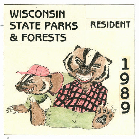 Wisconsin State Park sticker
