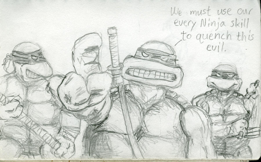 Teenage Mutant Ninja Turtles original art