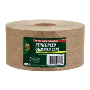 Reinforced paper gum tape